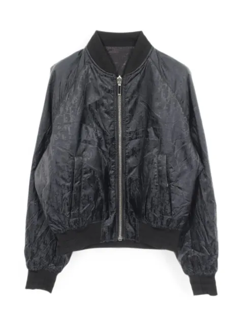 Christian Dior Pre-Owned 2010s Oblique bomber jacket Blue 1057055