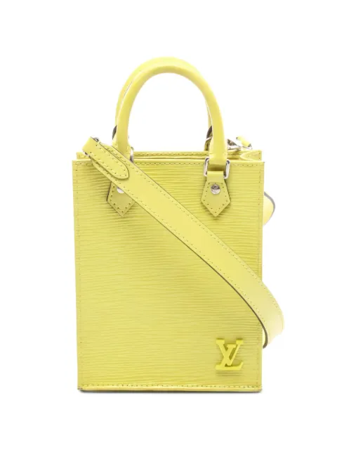 Louis Vuitton Pre-Owned 2020 Petite Sac Plat Epi handbag Yellow 1060005CA4210