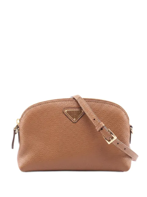 Prada Pre-Owned 2020s Daino Soft shoulder bag Brown 1060476