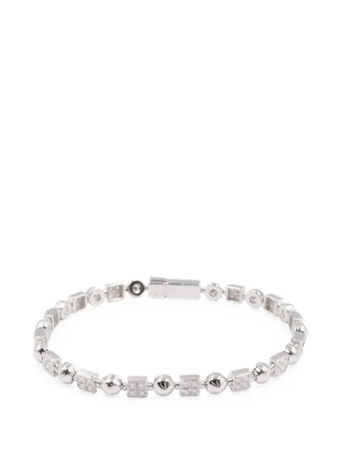 Bvlgari Pre-Owned 2010s Lucia diamond bracelet Silver 1058484