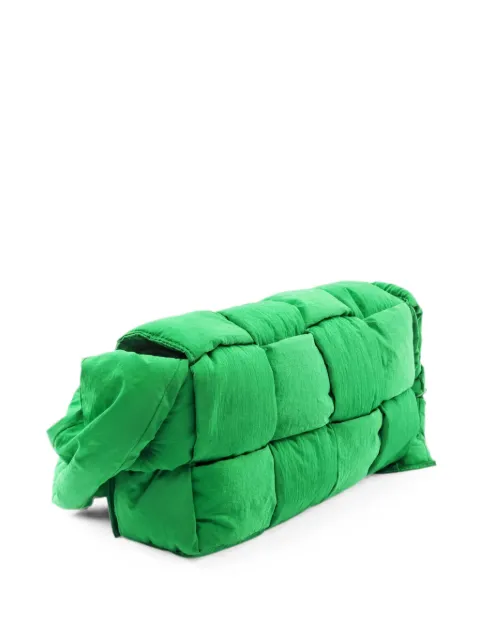 Bottega Veneta Pre-Owned 2010s Padded Cassette maxi Intrecciato shoulder bag Green 1058796