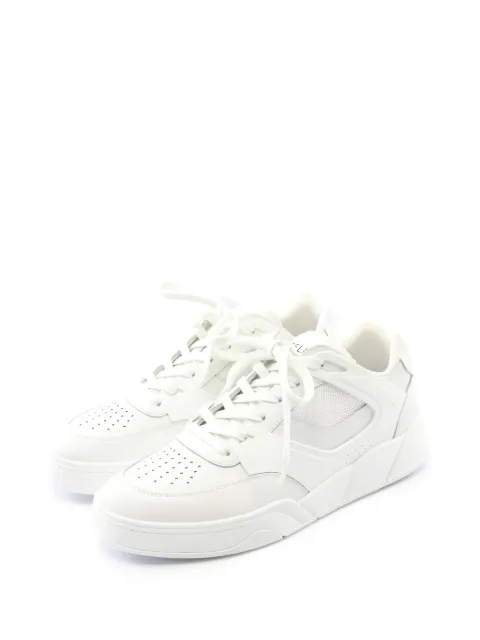Celine Pre-Owned 2020s lace-up low-cut sneakers White 1058825