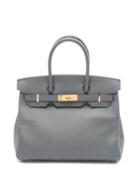 Hermès Pre-Owned 2021 30 Birkin double-handle tote bag Grey 1058810Z