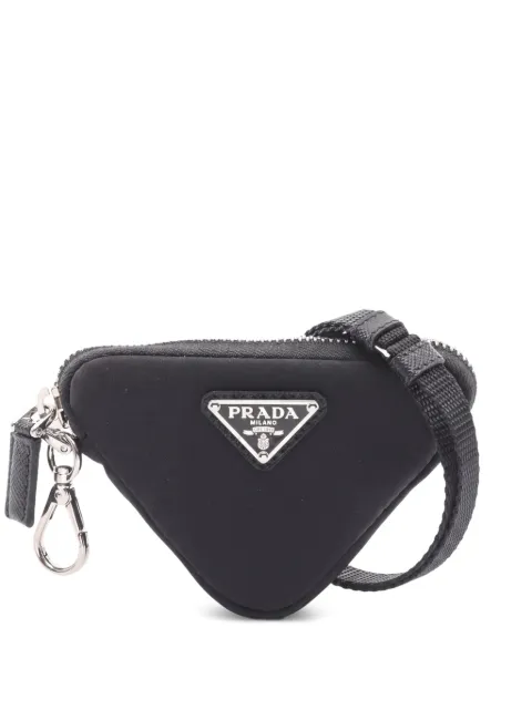 Prada Pre-Owned nylon bag charm Black 1060442