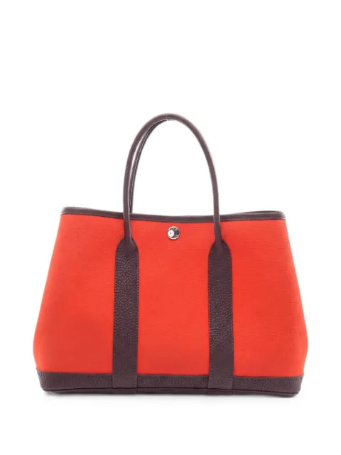Hermès Pre-Owned 2022 TPM Garden Party tote bag Red 1060431