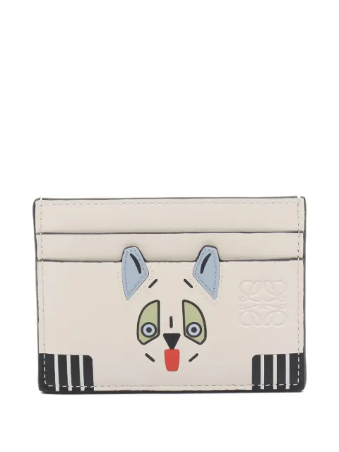 Loewe Pre-Owned Futurist Cat card holder Neutrals 1060464