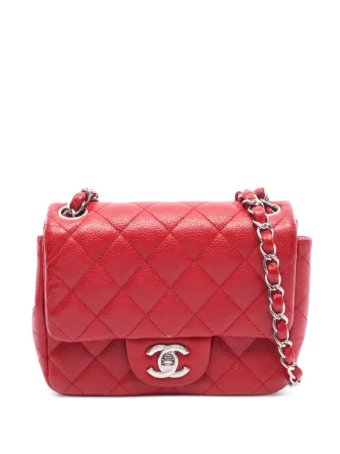 CHANEL Pre-Owned 2013-2014 mini Matelassé shoulder bag Red 106004918867575