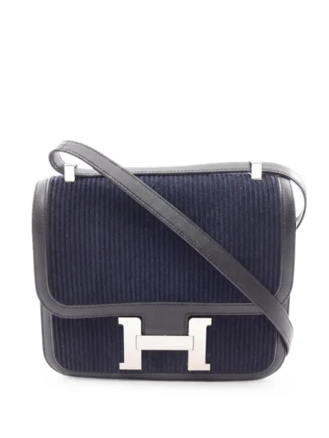 Hermès Pre-Owned 2020 Constance 24 shoulder bag Blue 1059316Y