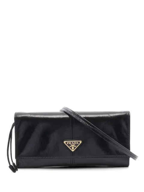 Prada Pre-Owned 2020s leather cross body bag Black 1060453