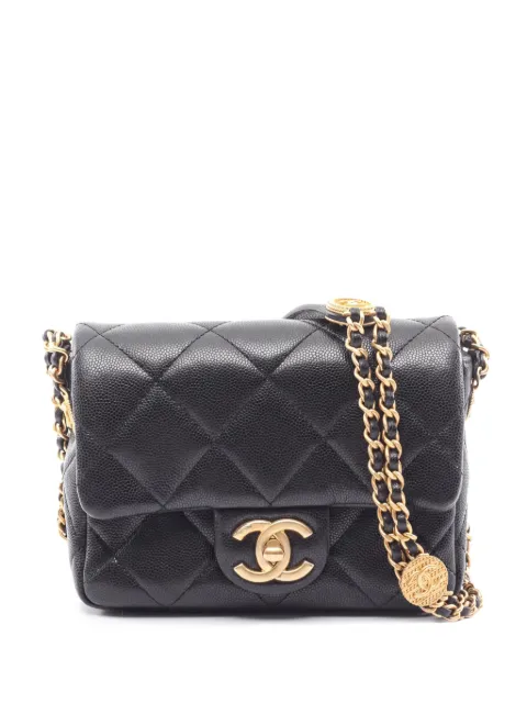 CHANEL Pre-Owned 2021s Matelassé Caviar leather shoulder bag Black 1059789GC35PX5C