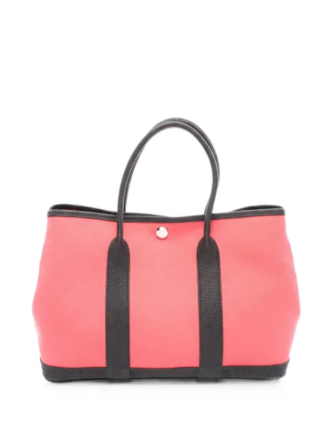 Hermès Pre-Owned 2017 Garden Party TPM tote bag Pink 1059152A