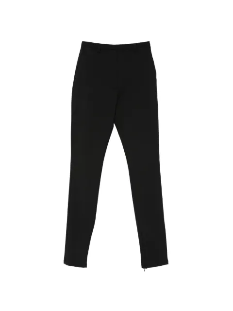THELATEST Carola zip-cuff trousers Black TLW03112W0206ABTP