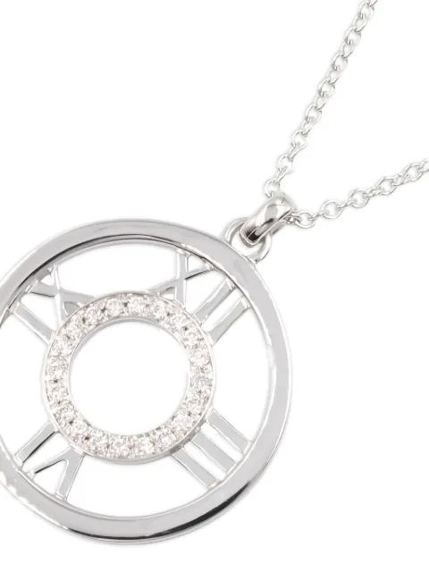Tiffany & Co Eyewear 2010s Atlas diamond necklace Silver 1058492