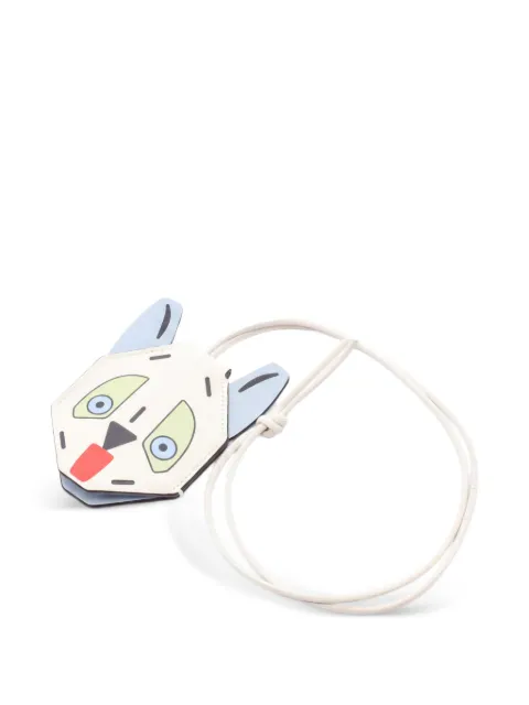 Loewe Pre-Owned 2020s Futurist Cat bag charm Neutrals 1060465