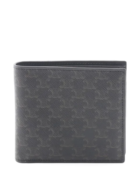 Celine Pre-Owned Triomphe bi-fold wallet Black 1058844