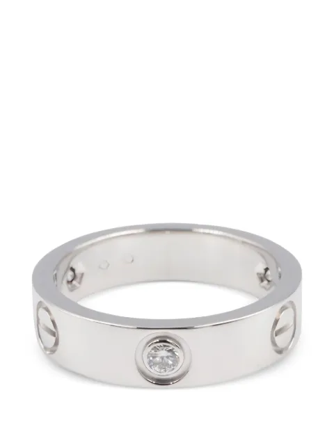 Cartier Love diamond ring Silver 1058419