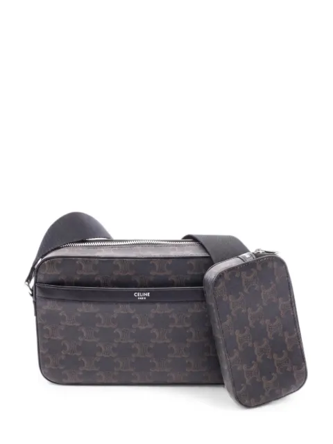 Celine Pre-Owned 2010s Triomphe messenger bag Black 1059163