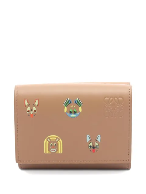 Loewe Pre-Owned 2020s leather wallet Neutrals 1060463