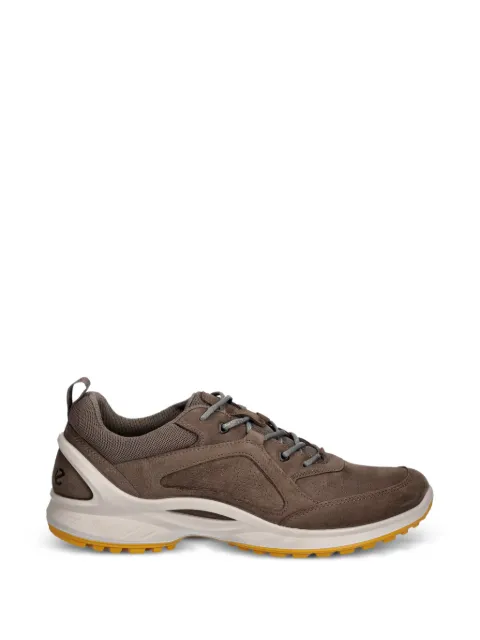 ECCO Biom Energi perforated leather sneakers Brown 850814