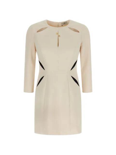 Elisabetta Franchi cut-out mini dress Neutrals AB86861E2