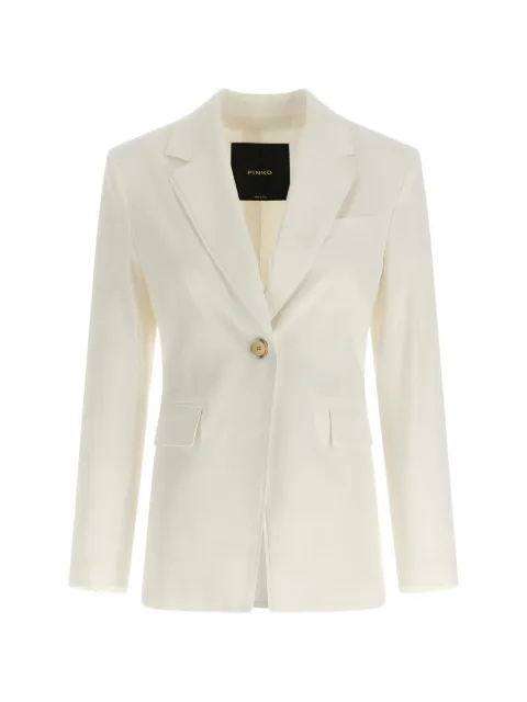 PINKO Effie buttoned single-breasted blazer White 106643A34I