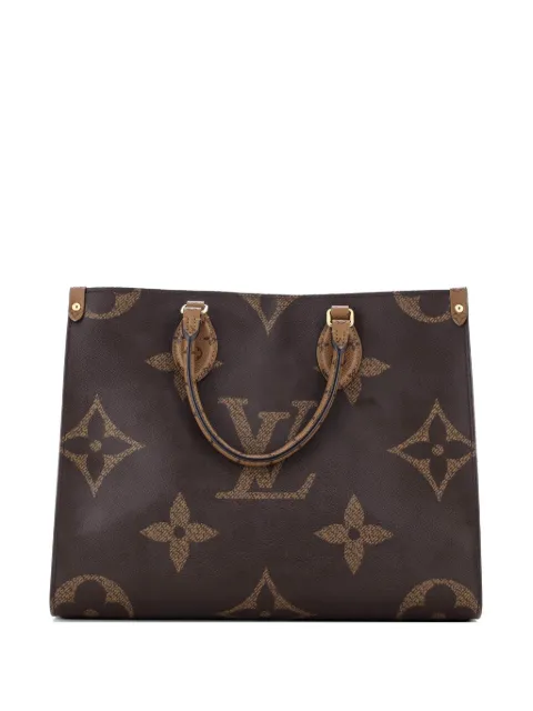 Louis Vuitton Pre-Owned OnTheGo Reverse Monogram Giant MM tote bag Brown UFOQBZV7PXHHUNYI