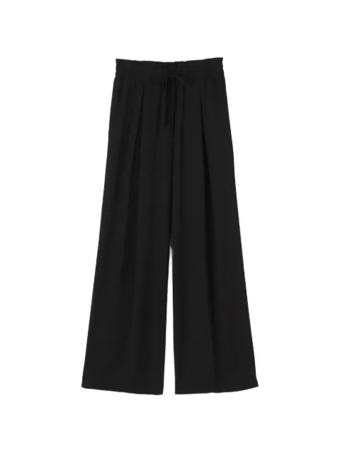 James Perse soft-matte pleated trousers Black WLVW1114