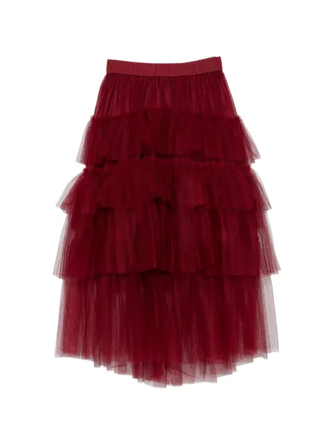 Simone Rocha Tutu long skirt Red 31250035