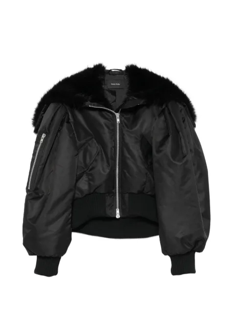 Simone Rocha hooded bomber jacket Black 6177F1335