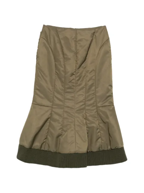 Simone Rocha padded midi skirt Green 32171335