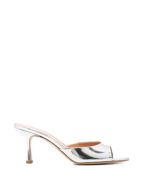 The Seller metallic open-toe mules Silver VE112