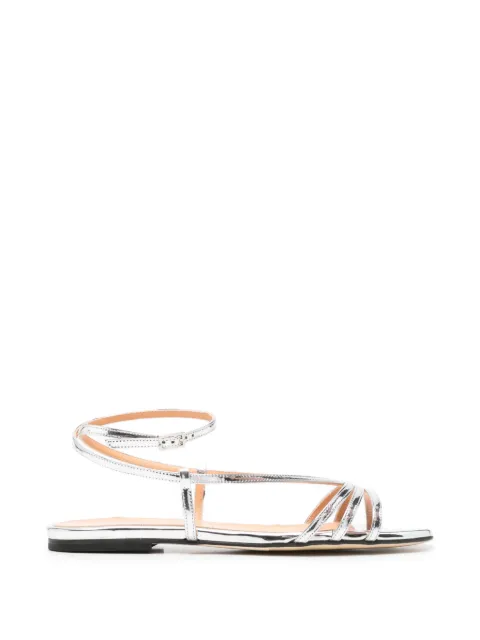 The Seller metallic multi-strap sandals Silver ME601