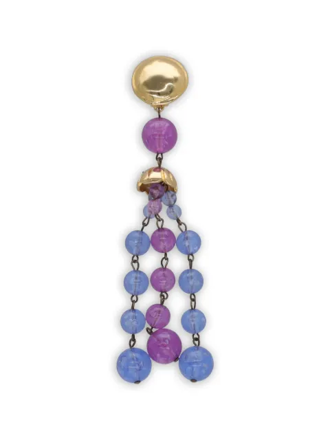 Enrico Coveri Vintage beaded drop earring Gold E1001189