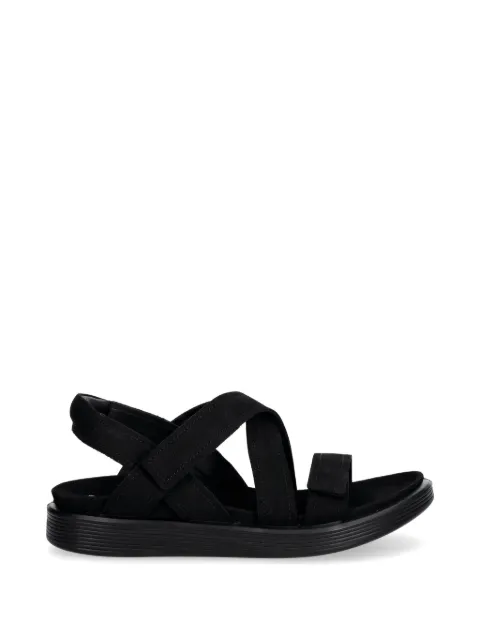 ECCO crossover touch-strap sandals Black 23881302001
