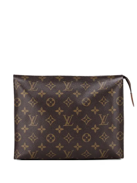 Louis Vuitton Pre-Owned Toiletry Pouch Monogram Canvas 26 clutch bag Brown DYORN43HA06D6WMF
