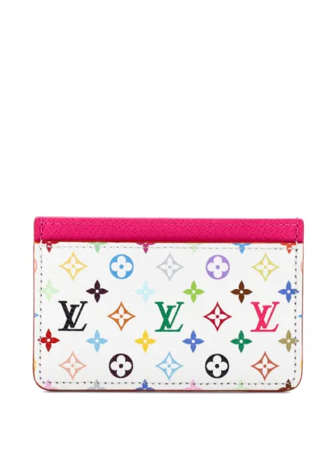 Louis Vuitton Pre-Owned x Takashi Murakami Monogram Multicolor with Leather card holder Multicolour RBLJWV9938CUFHFE