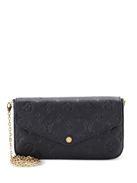 Louis Vuitton Pre-Owned Felicie Pochette Monogram Empreinte Leather crossbody bag Black 9ULBTH6H324FLRSW
