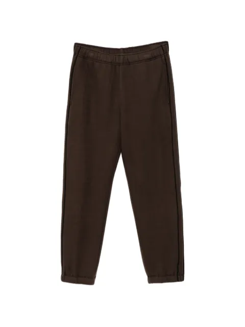 James Perse piping-detail track pants Brown MVNS1473