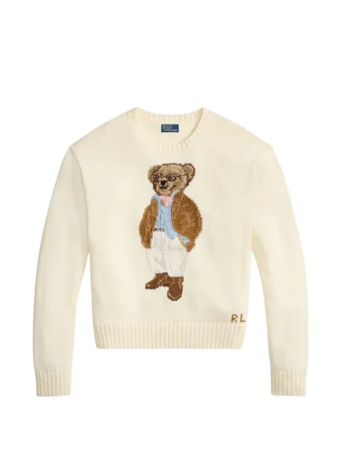Polo Ralph Lauren Polo Bear embroidery sweater Neutrals 211A96248001