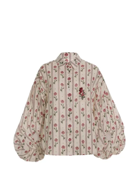 Agua By Agua Bendita Agar Mosqueta blouse Neutrals 20285MULTICOLOR
