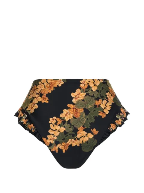 Agua By Agua Bendita Jengibre Cordillera bikini bottom Black 20327
