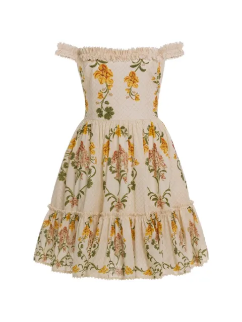 Agua By Agua Bendita Boreal Cordillera mini dress Neutrals 20333
