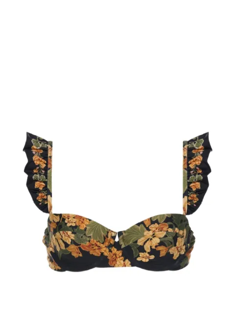 Agua By Agua Bendita Kiwi Cordillera bikini top Black 20326MULTICOLOR