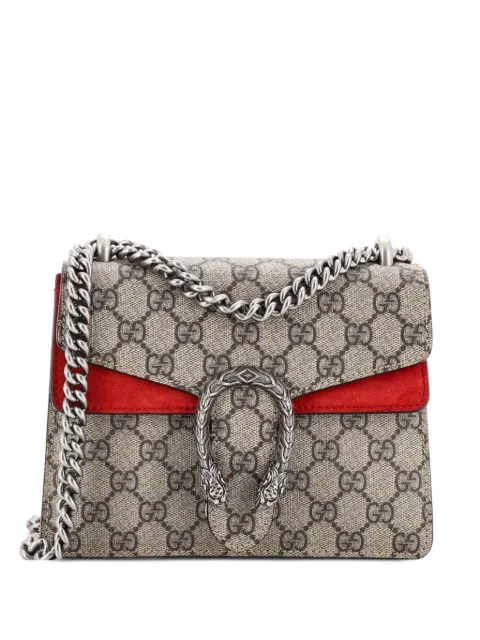 Gucci Pre-Owned Dionysus Bag GG Coated Canvas Mini crossbody bag Red VEQYVLU0DP2VGRLR