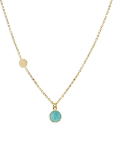 AUREE JEWELLERY Salina gemstone necklace Gold SALINANECKLACEAMAZONITEGOLD