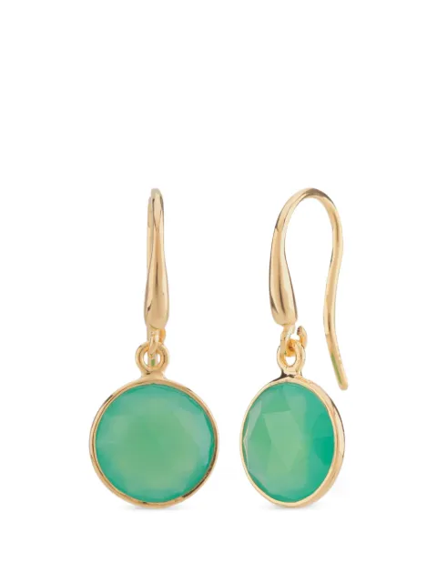 AUREE JEWELLERY Antibes earrings Gold ANTIBESDROPEARRINGSCHRYSOPRASEGOLD