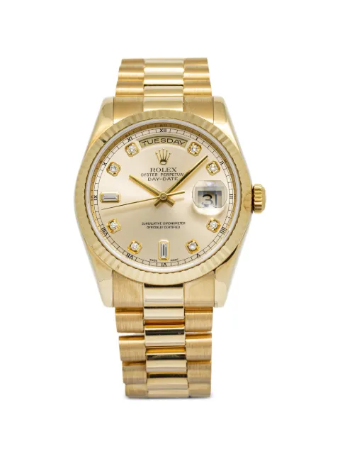 Rolex Day-Date diamond 36mm watch Gold 118238