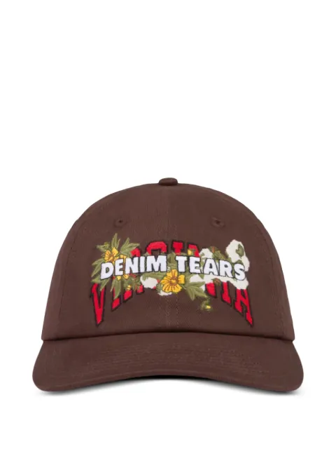 Denim Tears Virginia embroidered-logo adjustable cap Brown DT573
