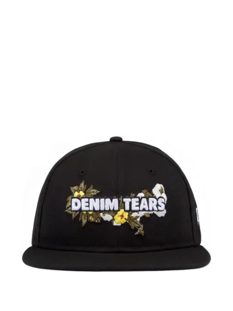Denim Tears x New Era logo-embroidery adjustable cap Black DT568