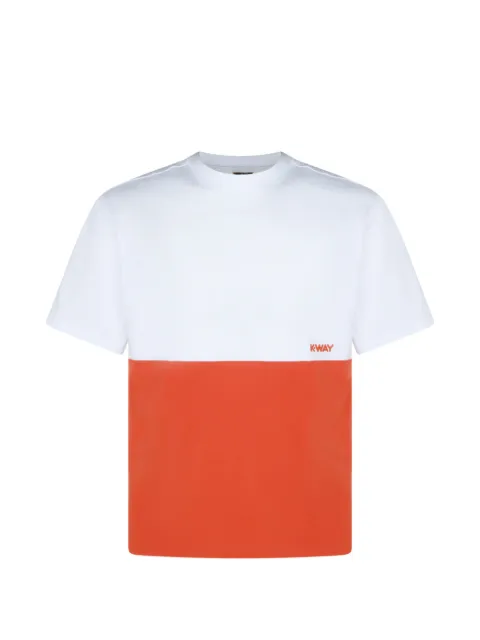 K-Way colourblock T-shirt White K71355WC0J